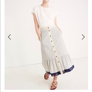 Madewell  denim project patchwork skirt size 2